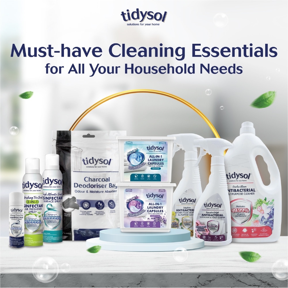 Fresh Atlantic Scent Disinfectant Spray (Kills up to 99.9999% germs + 30 days Antimicrobial Film, Pet friendly, Non-toxic) 300ml