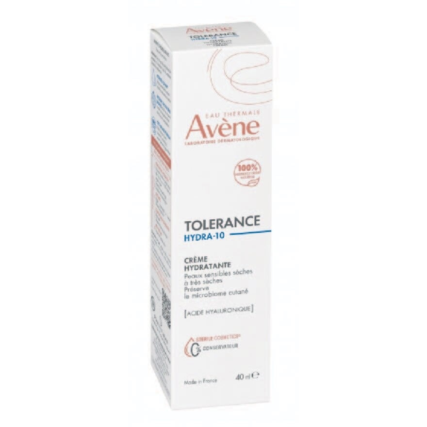 Tolerance Hydra-10 Hydrating Fluid (Moisturiser for sensitive skin + Fragrance-free + Preservative-free) 40ml