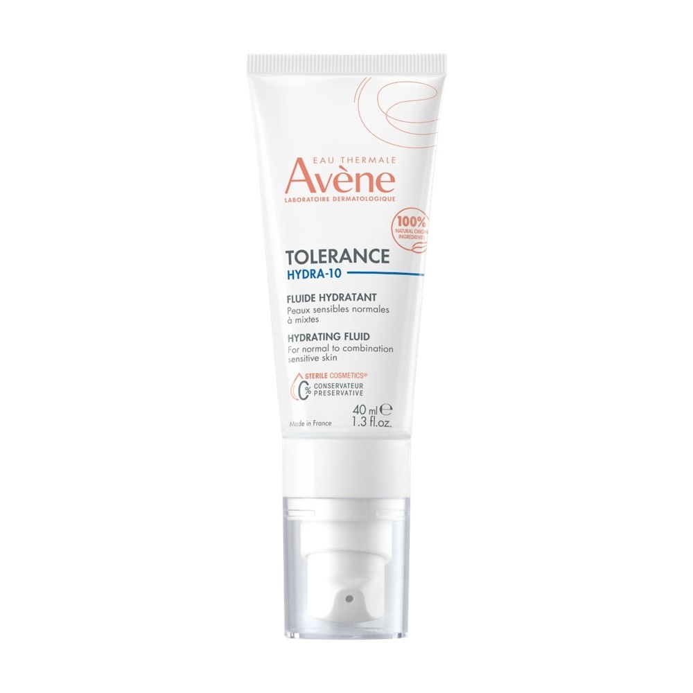 Tolerance Hydra-10 Hydrating Fluid (Moisturiser for sensitive skin + Fragrance-free + Preservative-free) 40ml