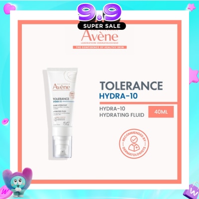 AVÈNE - Tolerance Hydra-10 Hydrating Fluid (Moisturiser for sensitive skin + Fragrance-free + Preservative-free) 40ml image