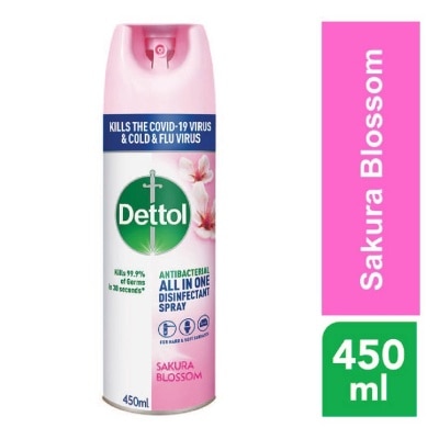 DETTOL Disinfectant Spray Sakura Blossom (Kills 99.9% Germs) 450ml