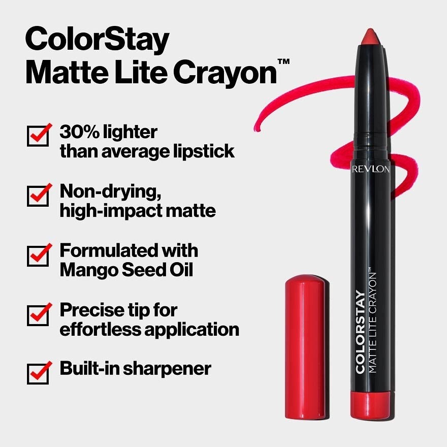 Colorstay Matte Lite Crayon 001 Tread Lightly 1s