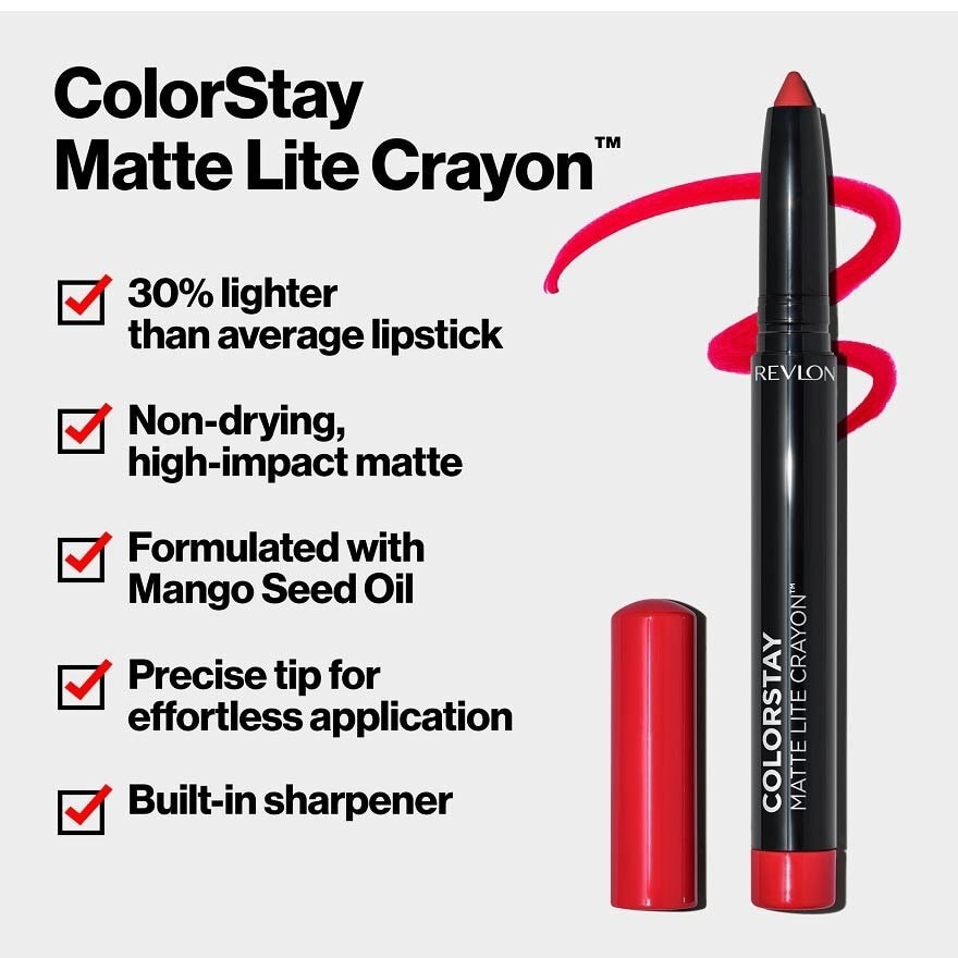 Colorstay Matte Lite Crayon 002 Clear The Air 1s