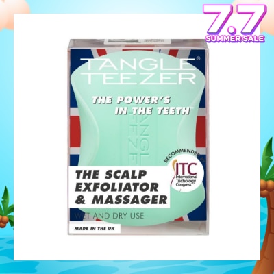 TANGLE TEEZER Scalp Exfoliator & Massager Green 1s