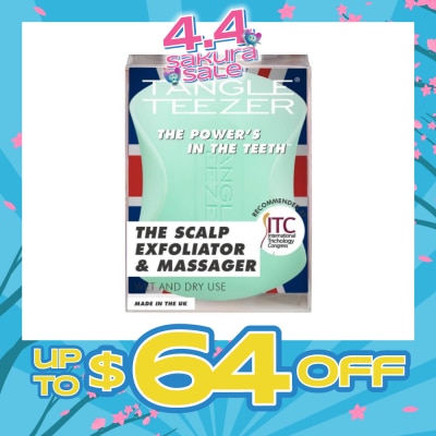 TANGLE TEEZER - Scalp Exfoliator & Massager Green 1s