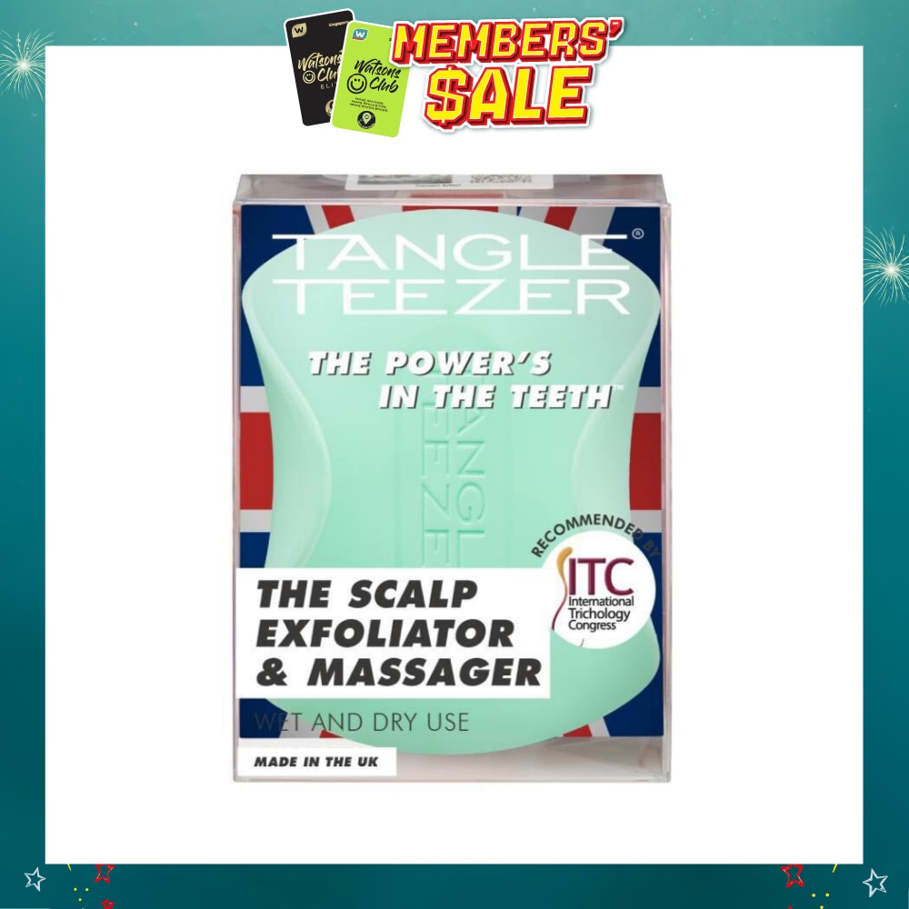 Scalp Exfoliator & Massager Green 1s