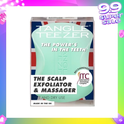 TANGLE TEEZER Scalp Exfoliator & Massager Green 1s