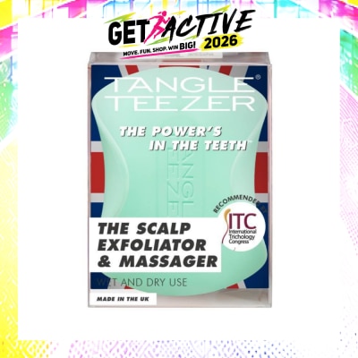 TANGLE TEEZER - Scalp Exfoliator & Massager Green 1s image