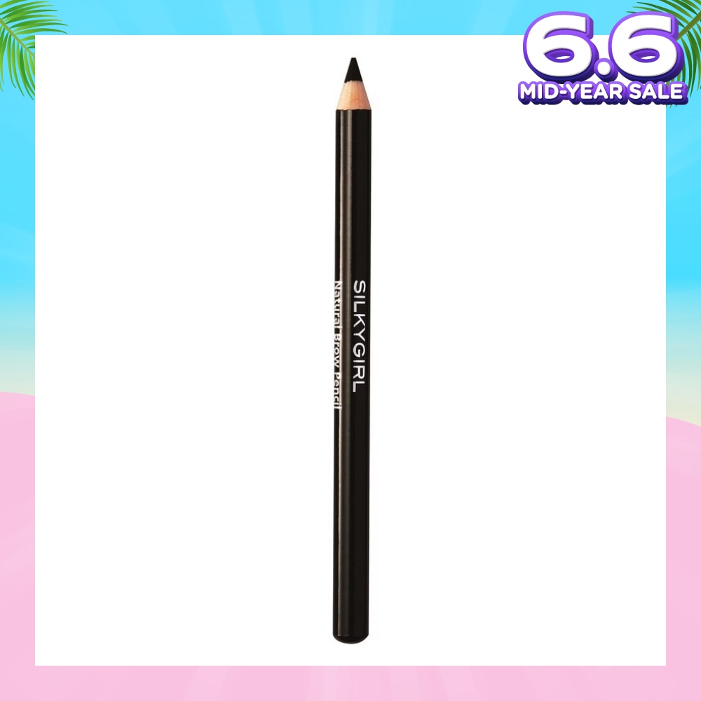 Silkygirl Natural Brow Pencil 01 Soft Black