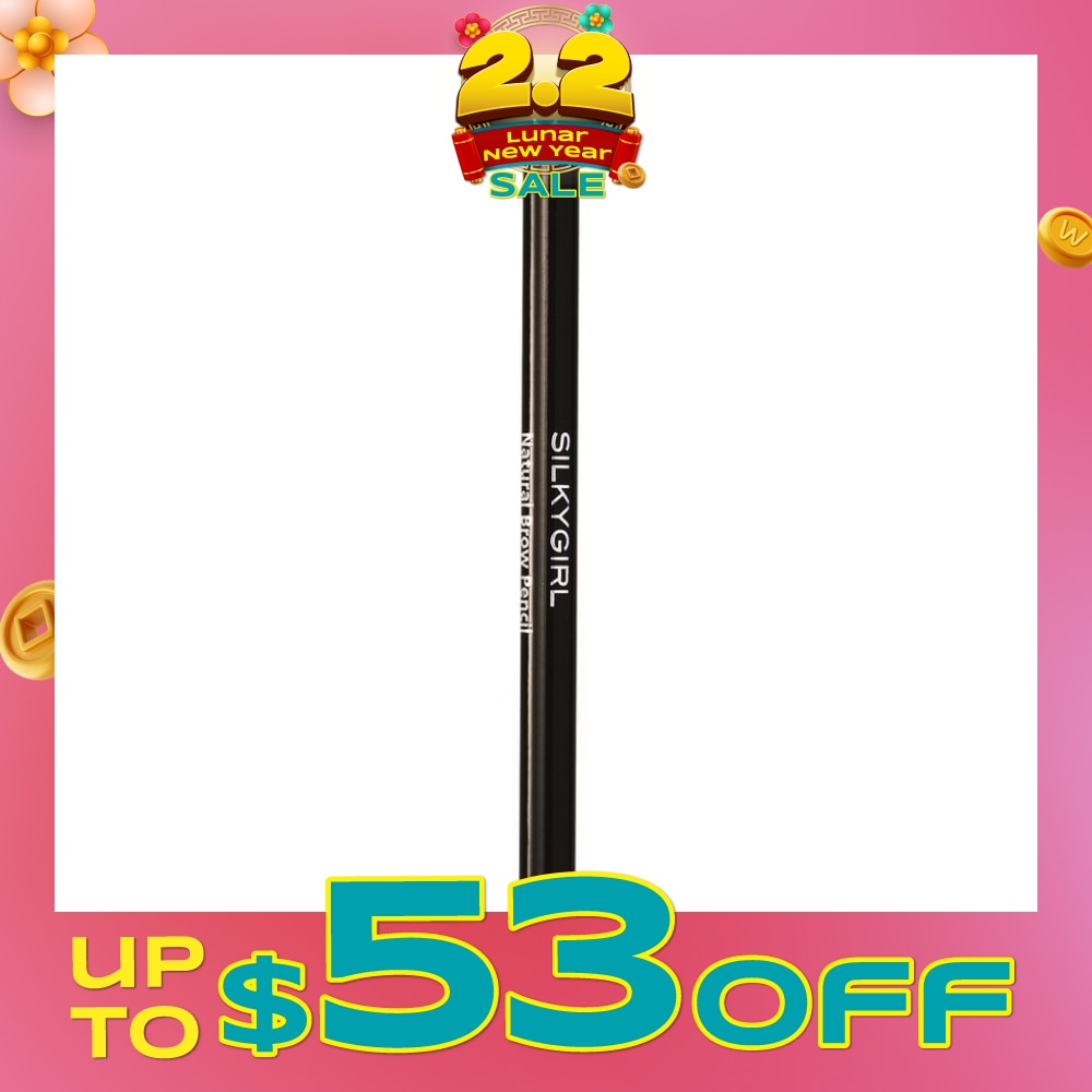 SILKYGIRL Silkygirl Natural Brow Pencil 01 Soft Black