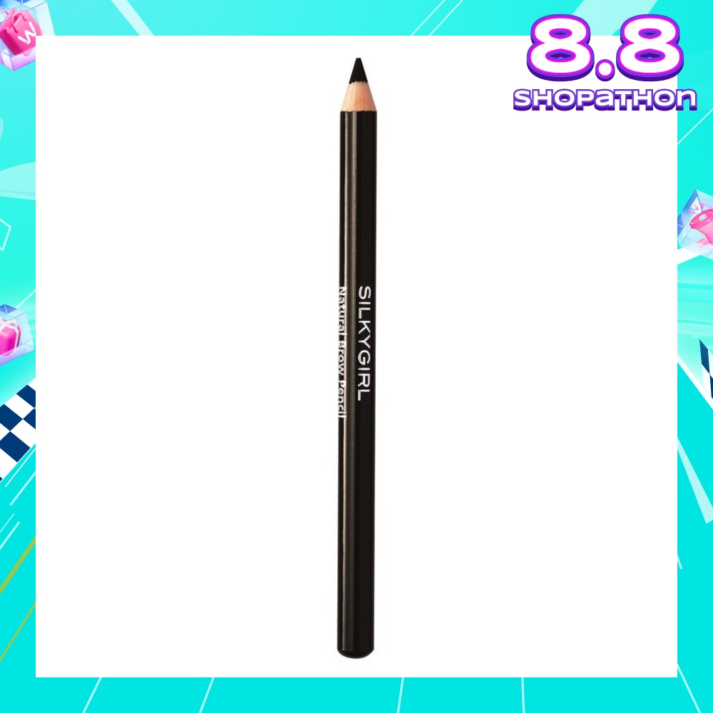 Silkygirl Natural Brow Pencil 01 Soft Black