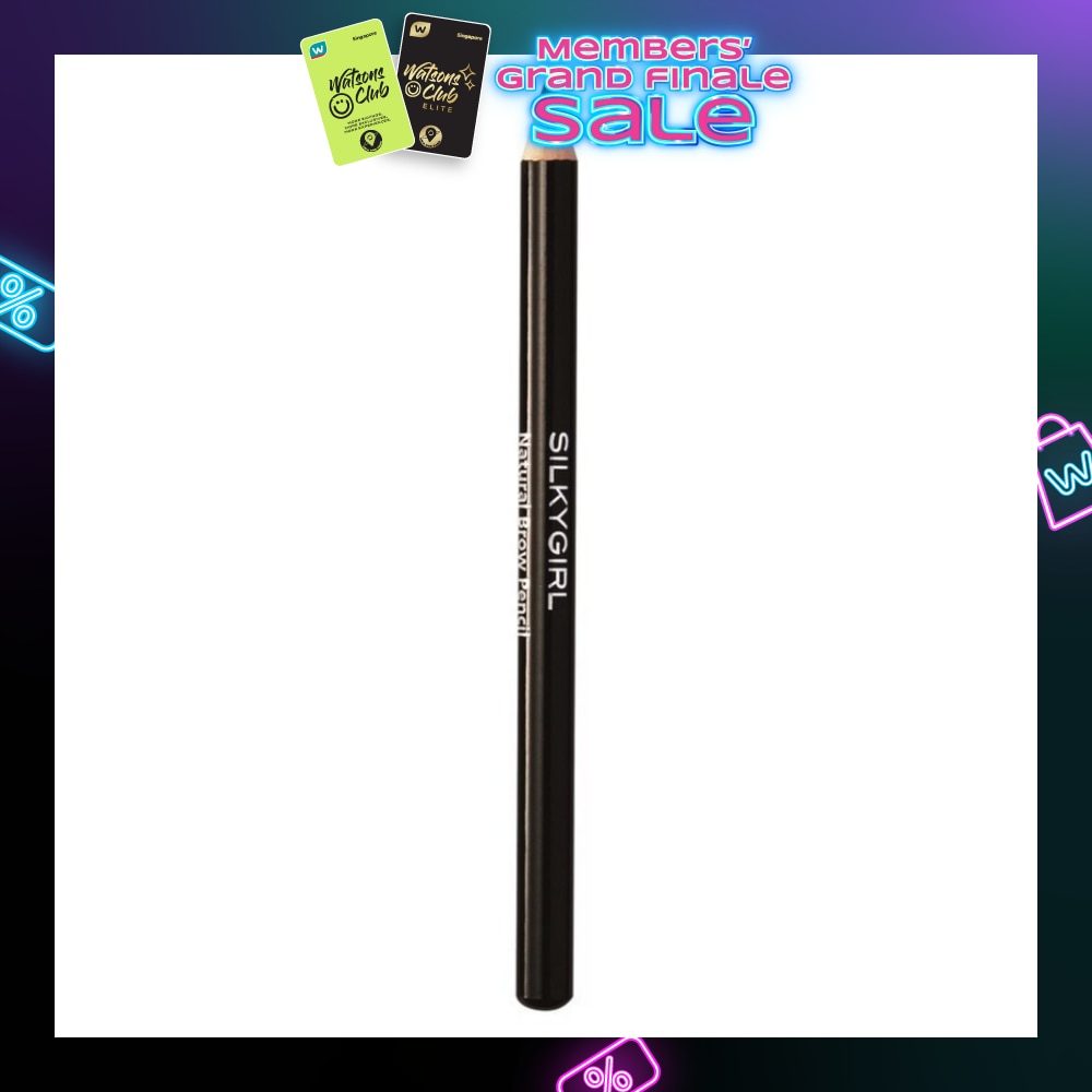 SILKYGIRL Silkygirl Natural Brow Pencil 01 Soft Black