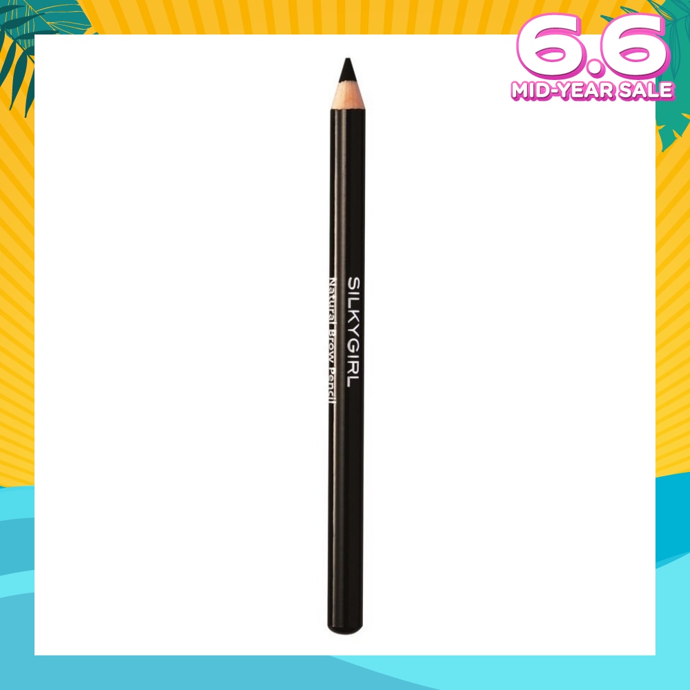 Silkygirl Natural Brow Pencil 01 Soft Black