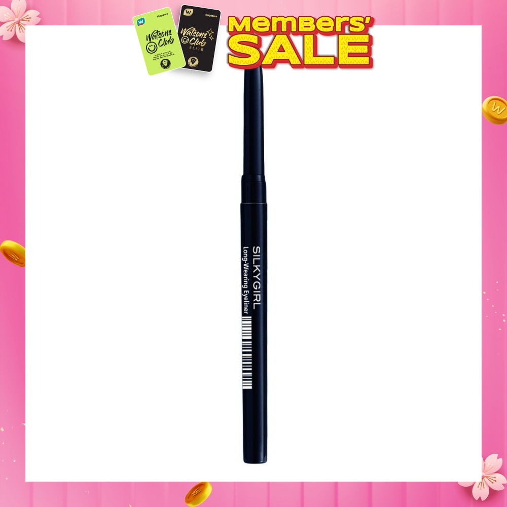 SILKYGIRL Long Wearing Eyeliner 1 (Black) 1s
