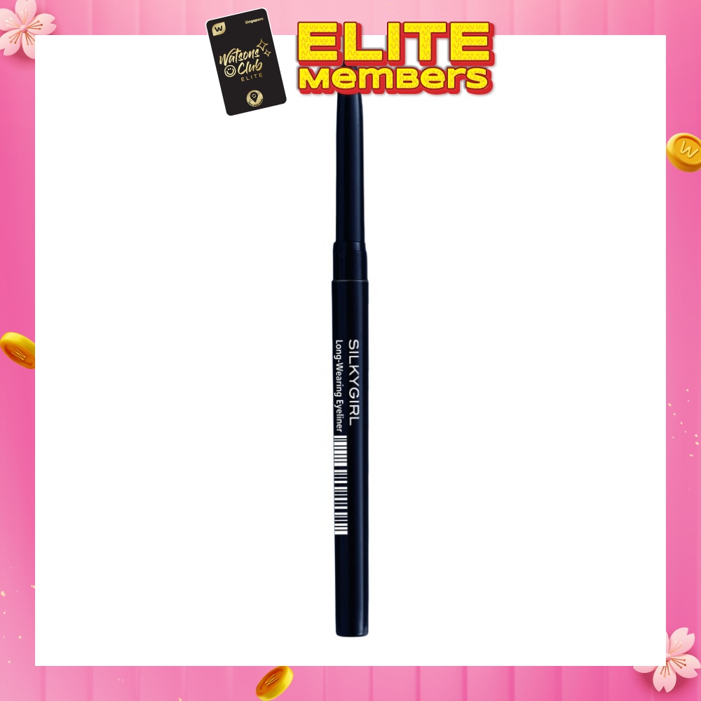 SILKYGIRL Long Wearing Eyeliner 1 (Black) 1s
