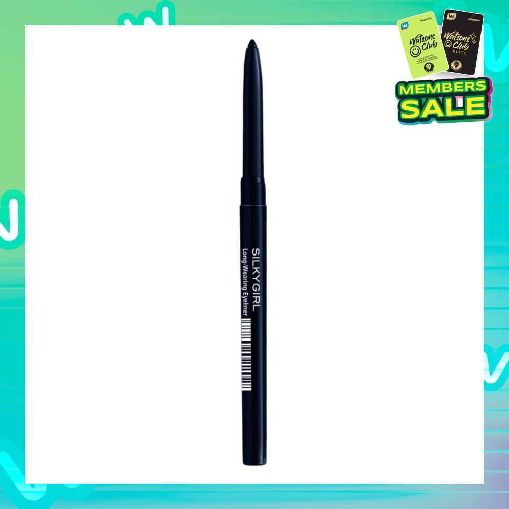 SILKYGIRL Long Wearing Eyeliner 1 (Black) 1s