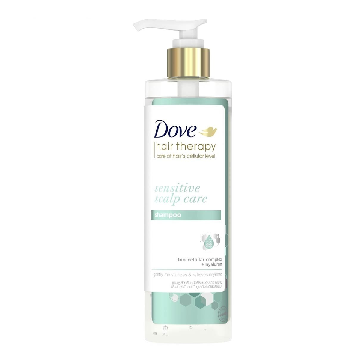 Dove Hair Therapy Sensitive Scalp Care Shampoo 380ml (For Dry Hair & Sensitive Scalp) <BR>