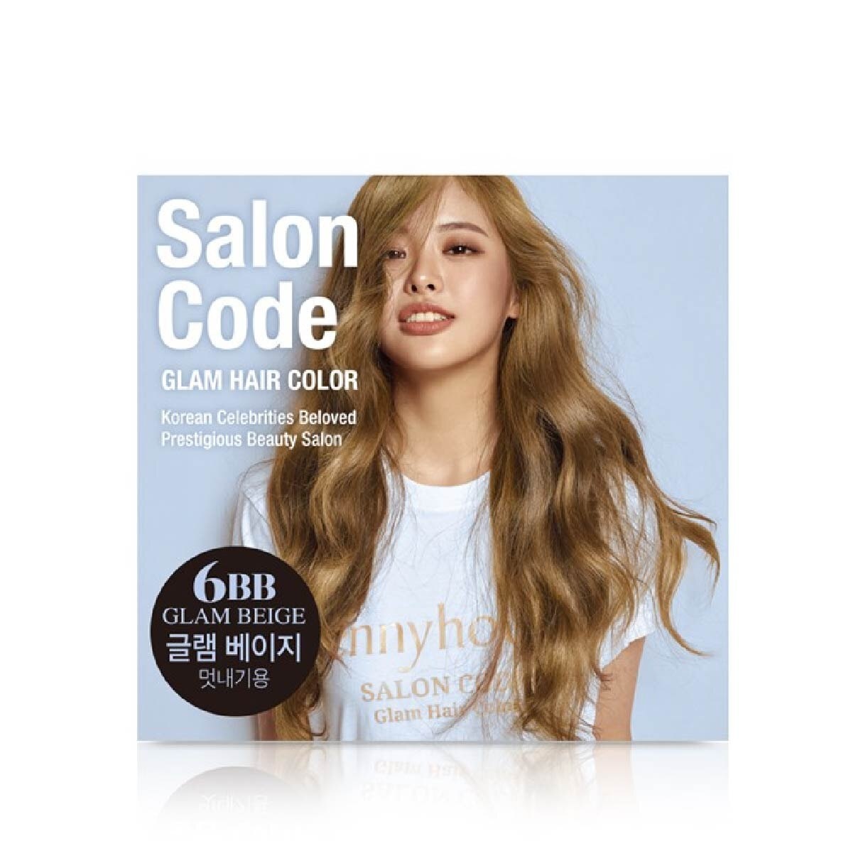 Salon Code Glam Hair Color #6BB Glam Beige 1s