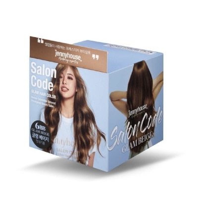 JENNYHOUSE Salon Code Glam Hair Color #6BB Glam Beige 1s