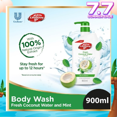 LIFEBUOY Lifebuoy Fresh Coconut Water & Mint Antibacterial Bodywash 900ml