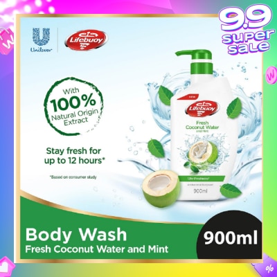 LIFEBUOY Lifebuoy Fresh Coconut Water & Mint Antibacterial Bodywash 900ml