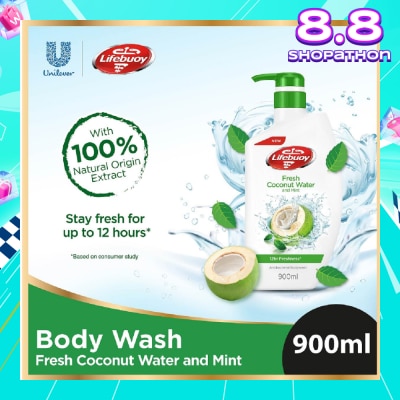 LIFEBUOY Lifebuoy Fresh Coconut Water & Mint Antibacterial Bodywash 900ml