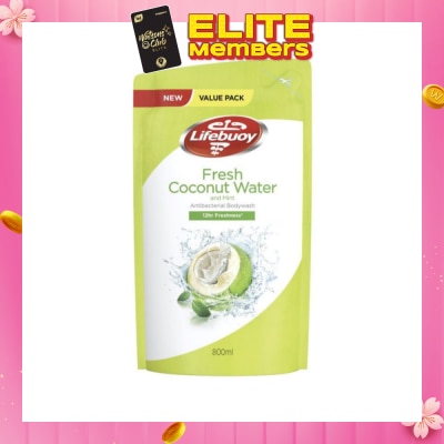 LIFEBUOY Lifebuoy Fresh Coconut Water & Mint Antibacterial Bodywash 800ml