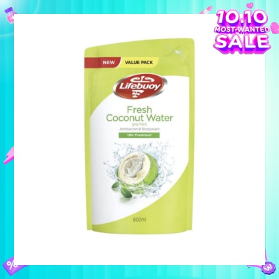 LIFEBUOY Lifebuoy Fresh Coconut Water & Mint Antibacterial Bodywash 800ml