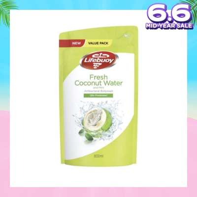 LIFEBUOY Lifebuoy Fresh Coconut Water & Mint Antibacterial Bodywash 800ml