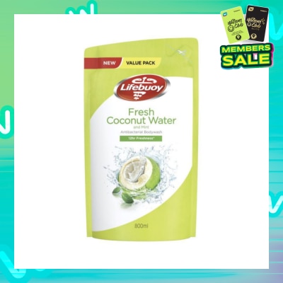 LIFEBUOY Lifebuoy Fresh Coconut Water & Mint Antibacterial Bodywash 800ml