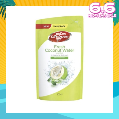 LIFEBUOY Lifebuoy Fresh Coconut Water & Mint Antibacterial Bodywash 800ml