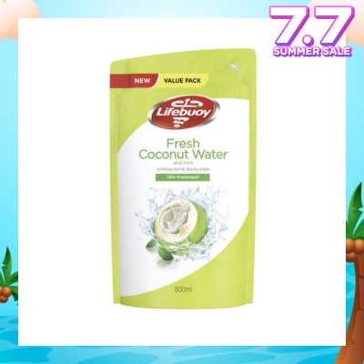 LIFEBUOY Lifebuoy Fresh Coconut Water & Mint Antibacterial Bodywash 800ml