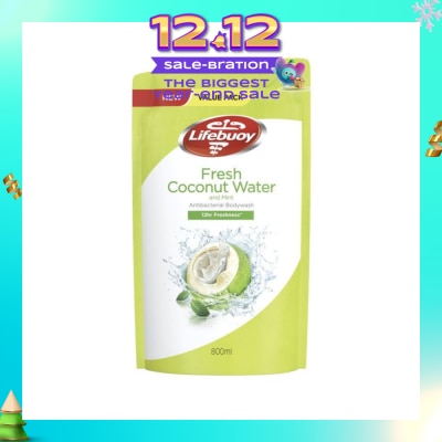 LIFEBUOY Lifebuoy Fresh Coconut Water & Mint Antibacterial Bodywash 800ml