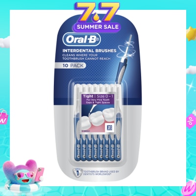 ORAL-B - Clean Dental Floss Interdental Toothbrush 10s