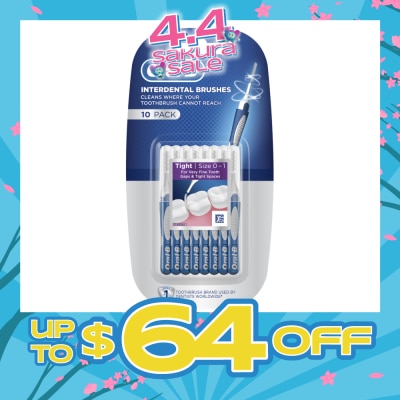 ORAL-B - Clean Dental Floss Interdental Toothbrush 10s