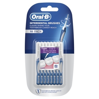 ORAL-B Clean Dental Floss Interdental Toothbrush 10s