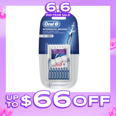 ORAL-B - Clean Dental Floss Interdental Toothbrush 10s