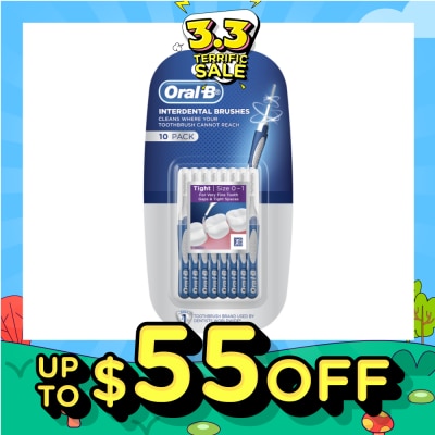 ORAL-B Clean Dental Floss Interdental Toothbrush 10s