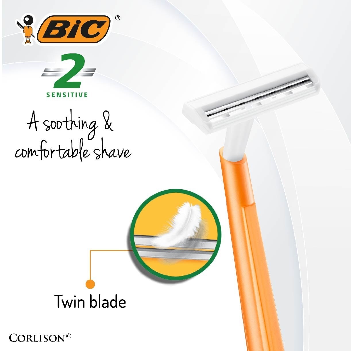 Sensitive Disposable Twin Blade Shaver 7s