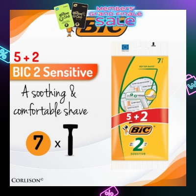 BIC Sensitive Disposable Twin Blade Shaver 7s