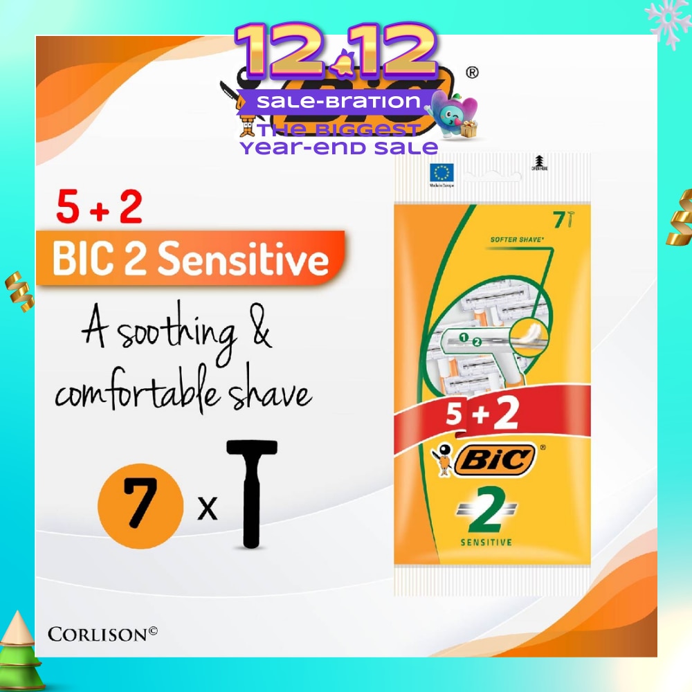 Sensitive Disposable Twin Blade Shaver 7s