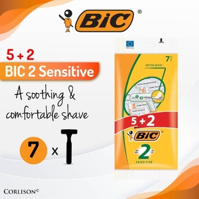 BIC Sensitive Disposable Twin Blade Shaver 7s