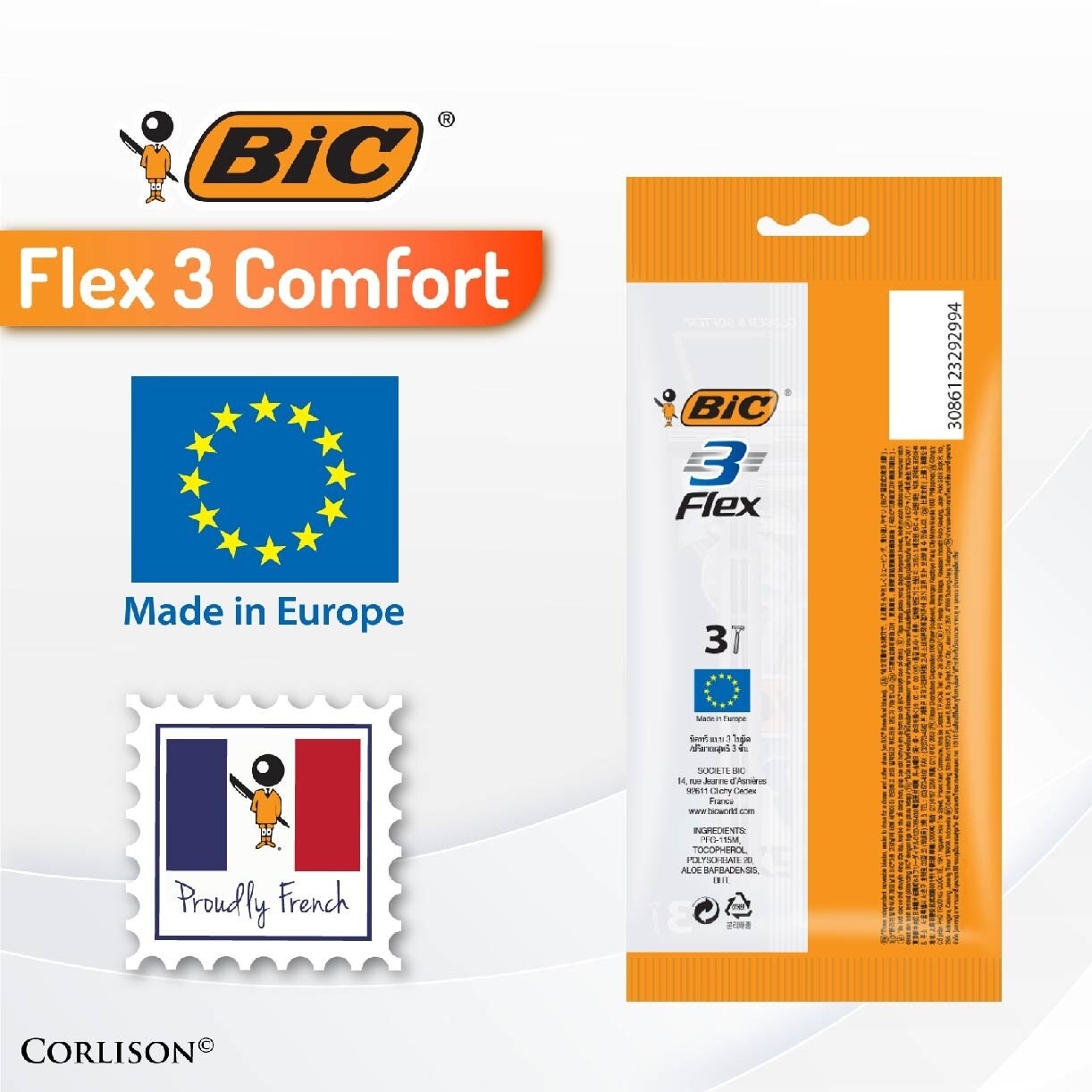 Flex 3 Comfort Disposable Shaver 3s