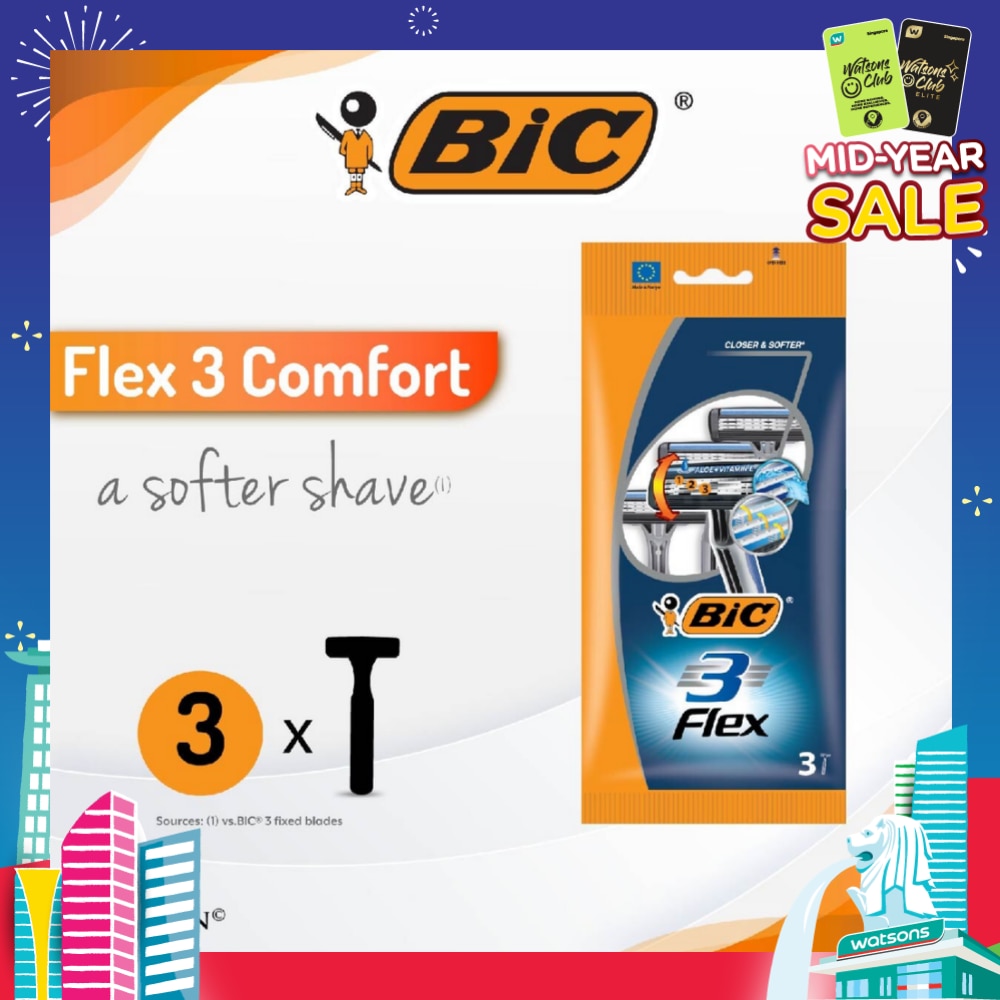 Flex 3 Comfort Disposable Shaver 3s