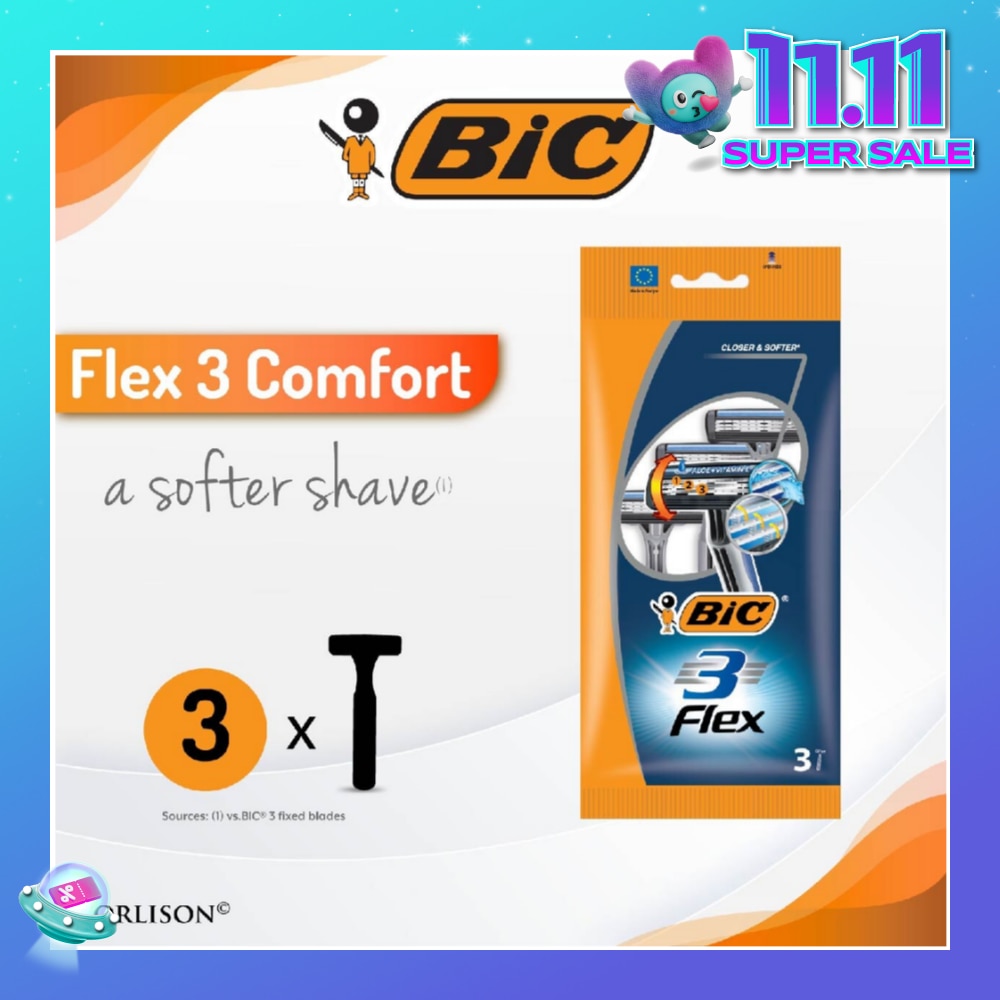 Flex 3 Comfort Disposable Shaver 3s