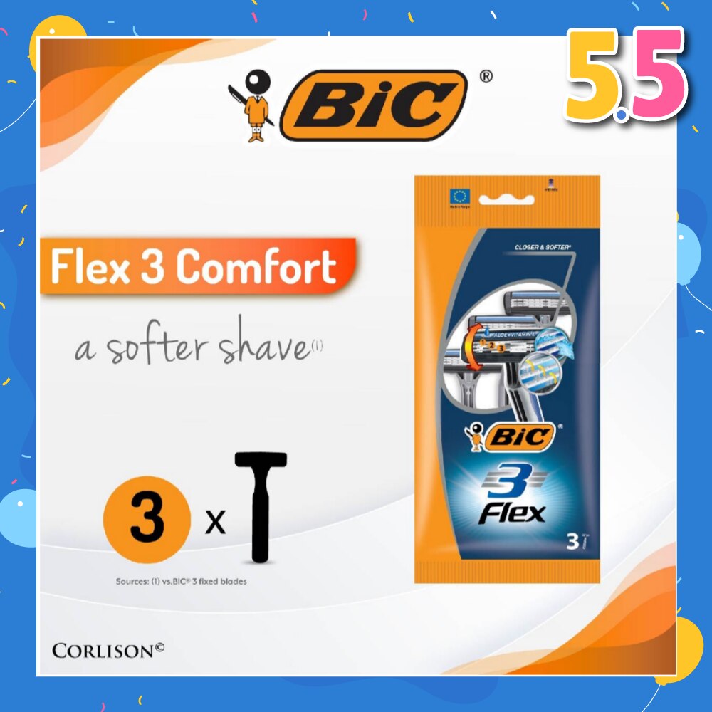 Flex 3 Comfort Disposable Shaver 3s