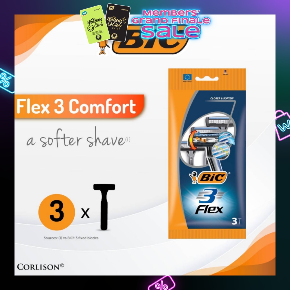 Flex 3 Comfort Disposable Shaver 3s