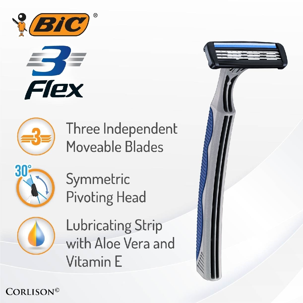 Flex 3 Comfort Disposable Shaver 3s