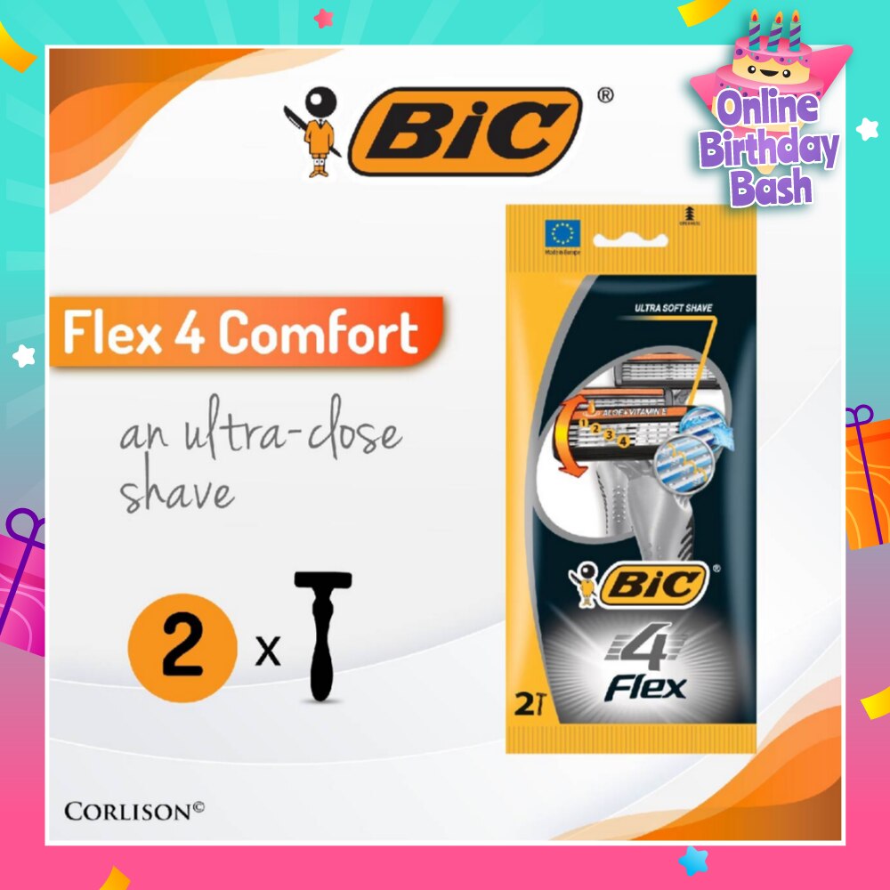 FLEX 4 Comfort Disposable Shaver 2s