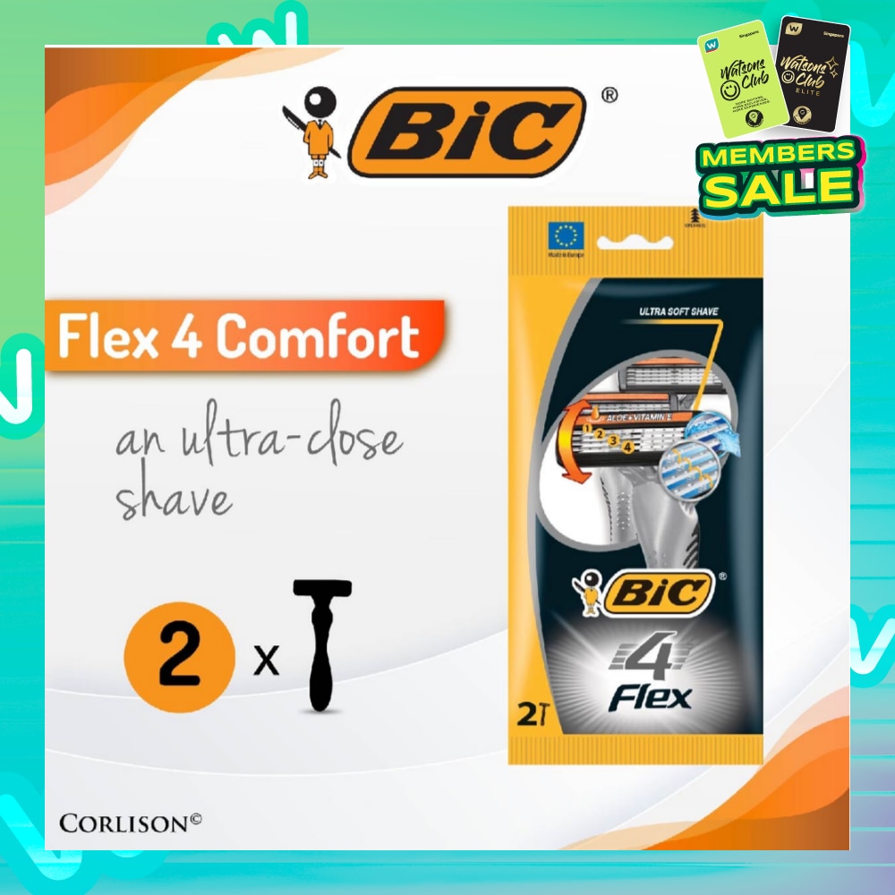 FLEX 4 Comfort Disposable Shaver 2s